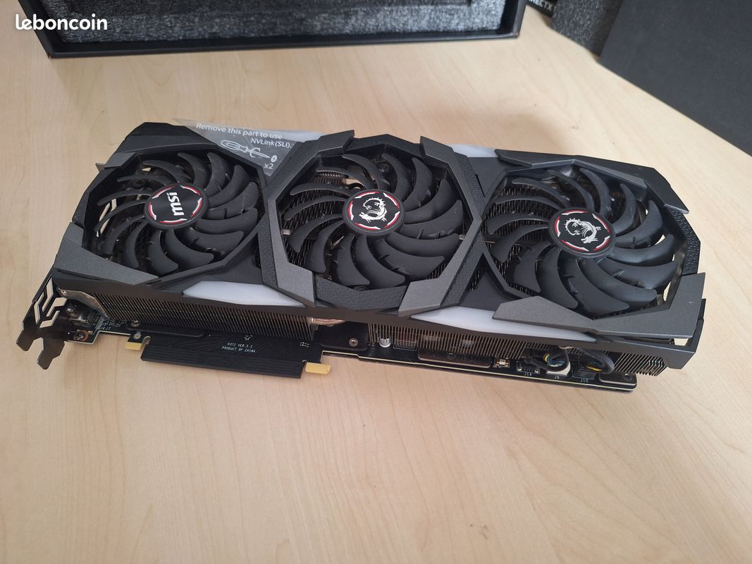 Carte graphique RTX 2080 MSI - GAMING TRIO (image 1)