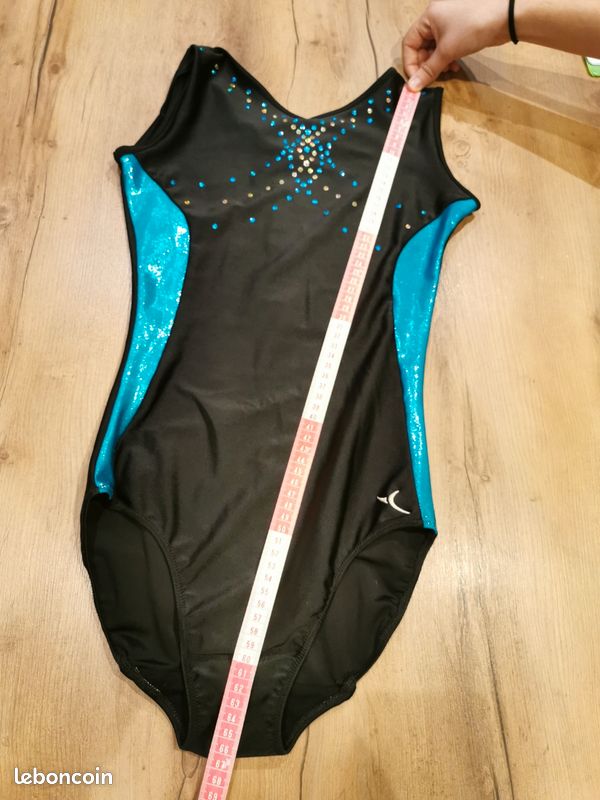 Justaucorps de gymnastique sans manches fille fille 12-13 ans en TBE (image 5)