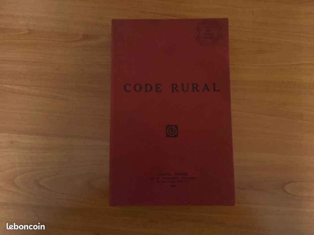 Code rural 1956 journal officiel (image 1)