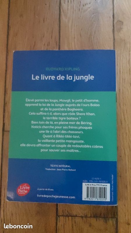 Le livre de la jungle livre de poche (image 2)