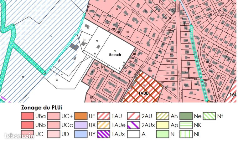 Vente d'un terrain à Pineuilh