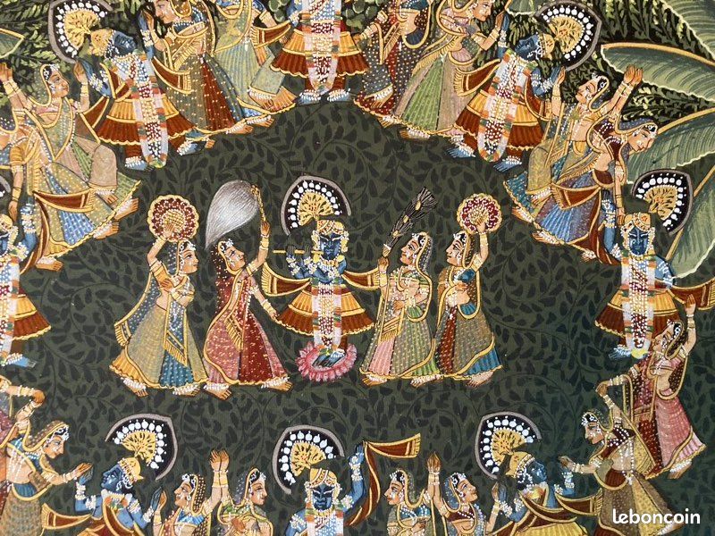 Bhagavadgita illustrée par la peinture indienne
