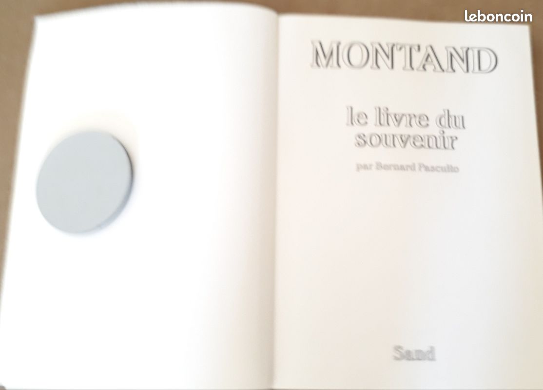 YVES MONTAND – LE LIVRE DU SOUVENIR | SUPERBE ALBUM ILLUSTRÉ Rare et émouvant album hommage consacré à l’inoubliable *Yves Montand (image 4)