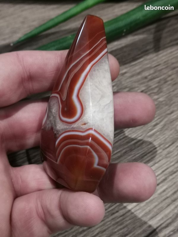 Pendentif En Cornaline Naturelle De 58 Carats – Cabochon De Madagascar, Pierre Orange, Neuf Avec étiquette