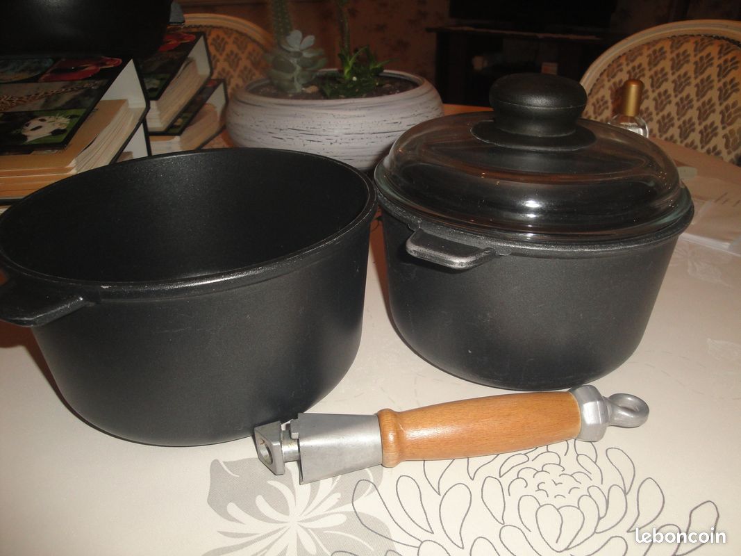 2 casseroles fonte marque diamant stone (image 4)