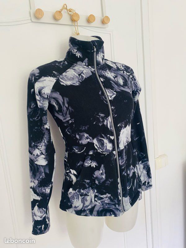 Sweat-shirt Sketchers col montant fermeture zippée sportwear (image 7)