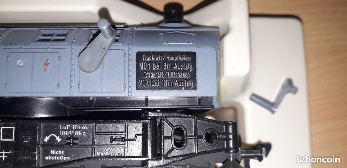 Fleischmann H0 - 5201/5202/5595 - Transport de fret - Grue - Catawiki