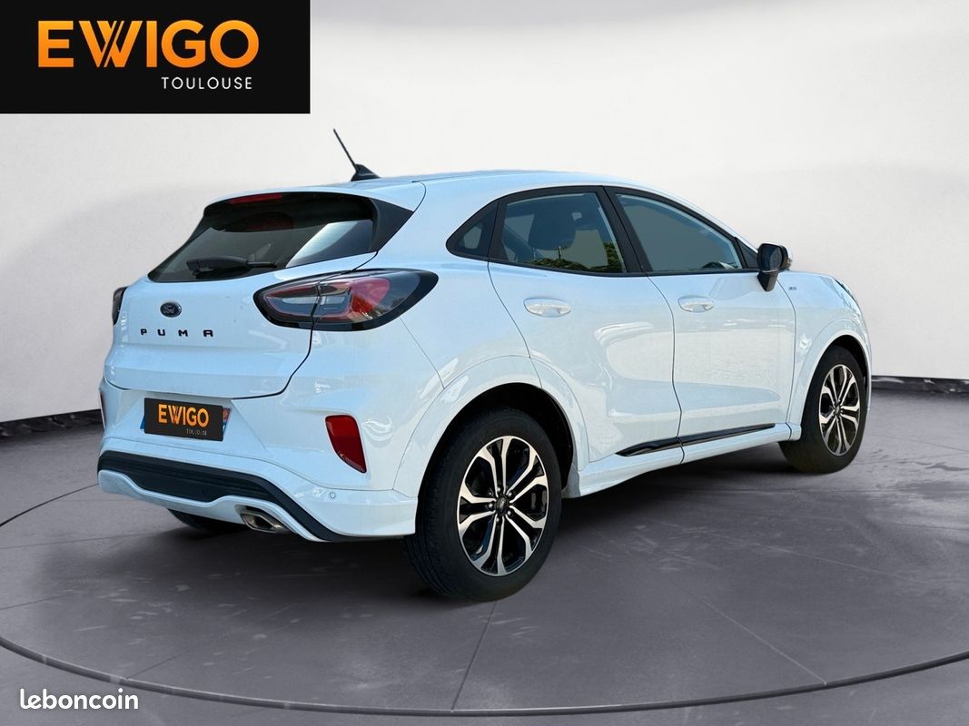 Ford puma 1.0 flexfuel ethanol 125 ch hybrid mhev st-line carplay radar de recul (image 2)