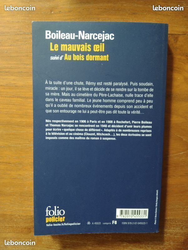 Boileau-Narcejac "Le mauvais oeil" (image 2)