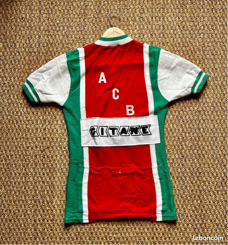 Maillot Vélo Vintage Française Des Jeux - Gitane Shimano - Taille XL