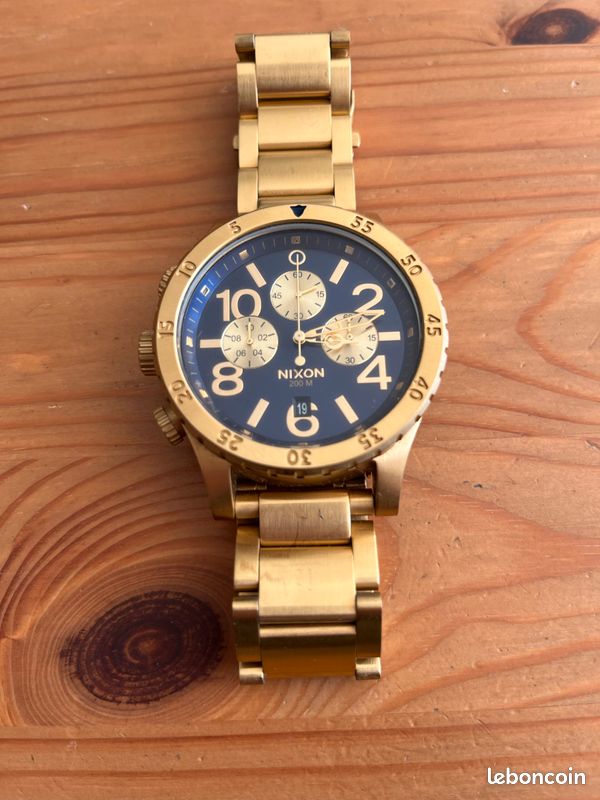 Nixon The 51 30 Chrono Montre Homme Gold Nixon 51-30 Chrono Matte