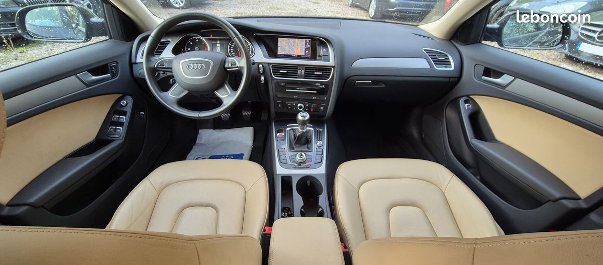 Tres belle audi a4 berline 2.0 tdi 120 ch phase 2 2013 seulement 58 000 km cuir gps regulateur radar 1er proprietaire 14 490 (image 5)