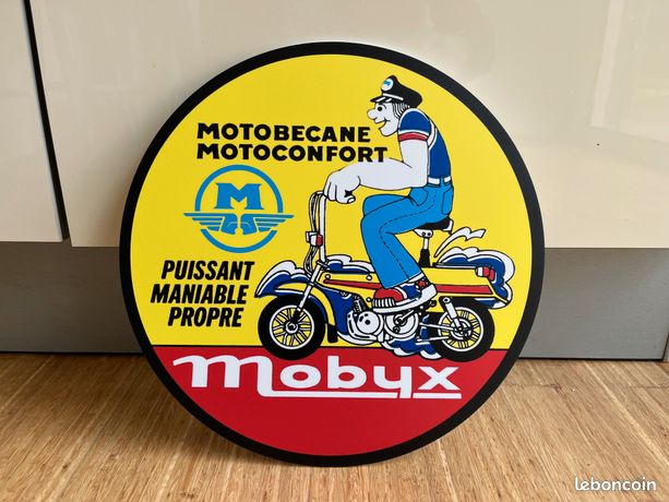 ENSEIGNE PLAQUE DÉCORATIVE Garage M de MOTOBECANE ( 50 cm x 27 cm ) EUR 30,00 - FR