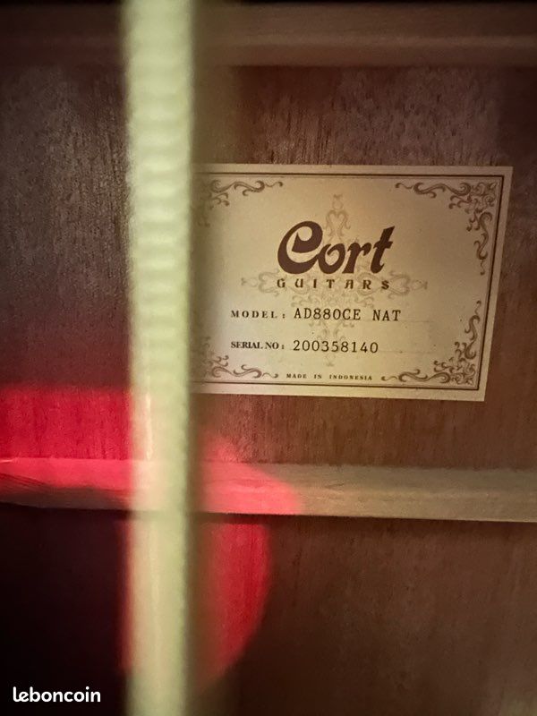 Cort Electro acoustique AD 880 CE Nat (image 3)