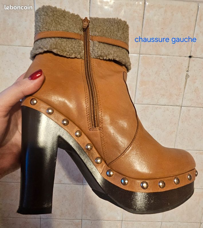Boots et bottines cuirs I Francel Chaussures Bordeaux Taille 37