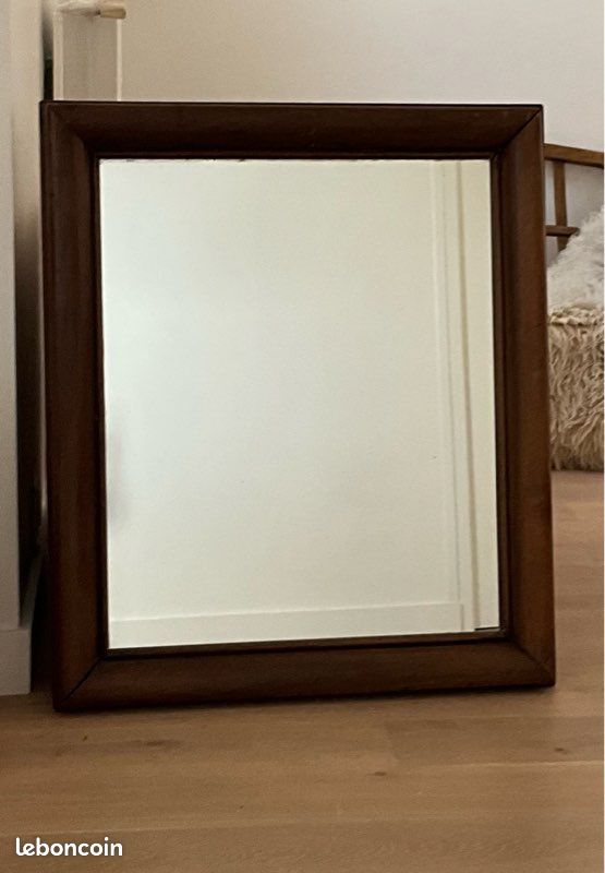 Miroir En Chêne Sculpté Et Doré Epoque Régence XVIII ème