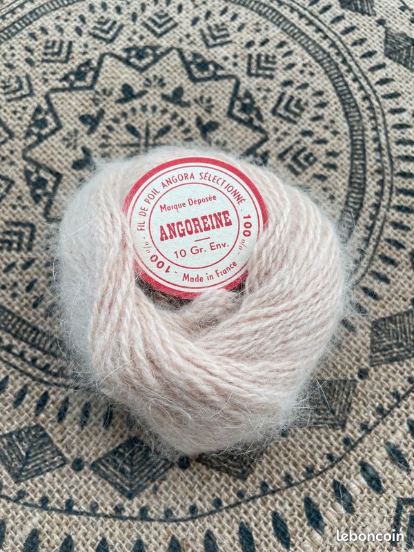 14 pelotes Angoreine 100% Fil de poil Angora sélectionné (image 1)