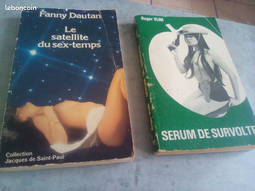 Lot deux livres sérum de survolte. Et le satellite du sex temps - Livres