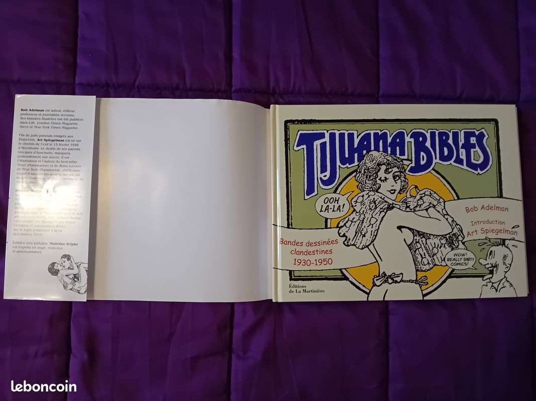 1 BD érotique Tijuana Bibles par Adelman - Pour Adultes - Français/anglais  - Livres