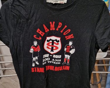 Nike T Shirt 20x Champion Stade Toulousain Jordan Bred Retro