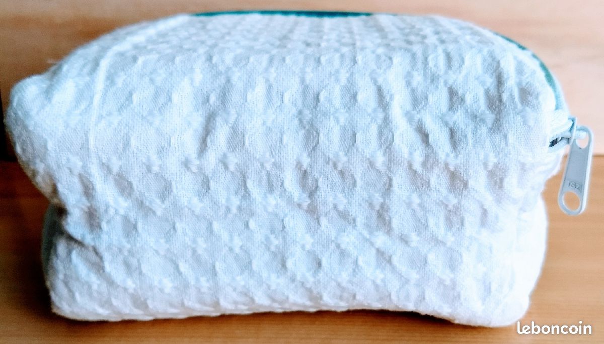 Trousse maquillage rose & blanche (image 7)
