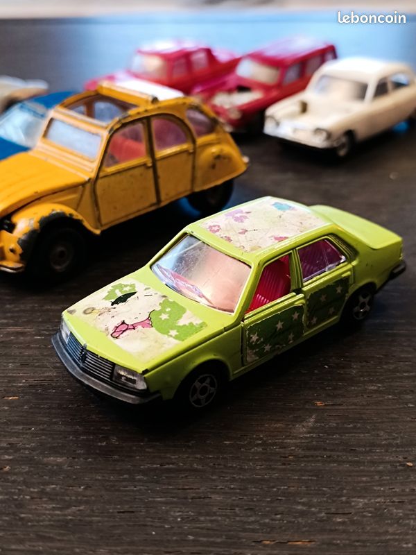 Lot De 6 Voitures Miniatures 2CV Michelin Norev 1/43 + Camionnette Corgi CH Gervais