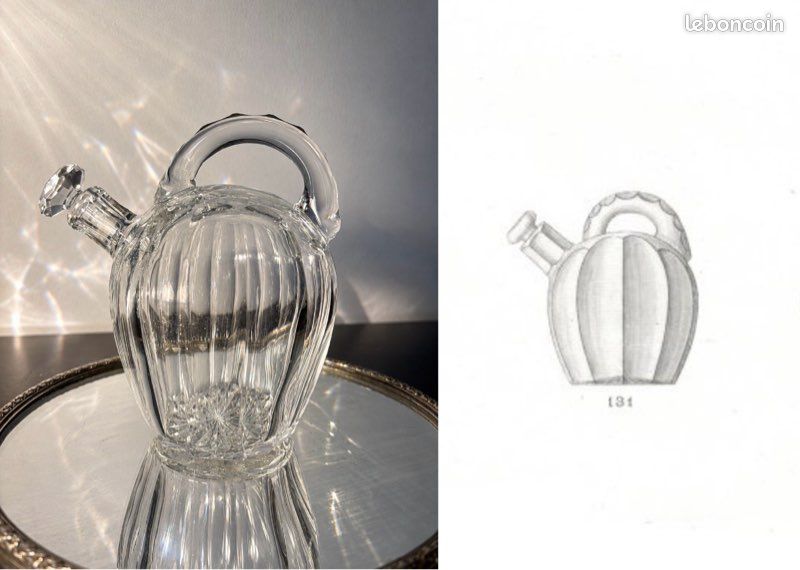 Carafe antique Saint Louis (image 1)