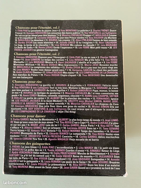 Coffret cd le temps des chansons (image 3)