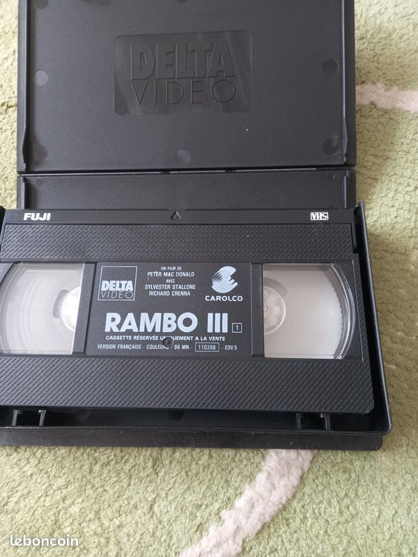 FILM CULTE MAGISTRAL K7 VHS Sylvester STALLONE dans RAMBO III / bobp (image 3)