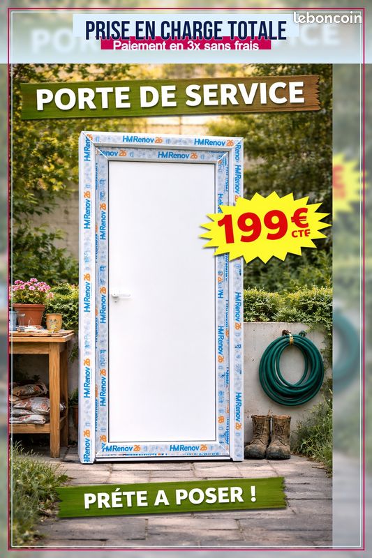 Porte de service PVC (image 1)