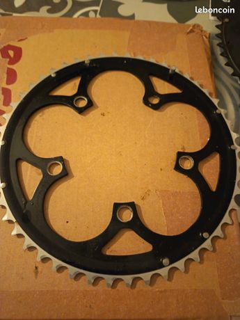 Plateau Campagnolo Super Record 12 Vitesses 50 Dents - Modèle FC-SR450 - Noir - Neuf Pour Vélo De Route