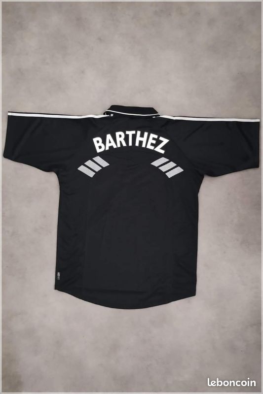 ⚽ Maillot gardien FABIEN BARTHEZ (99/2000) noir (image 8)