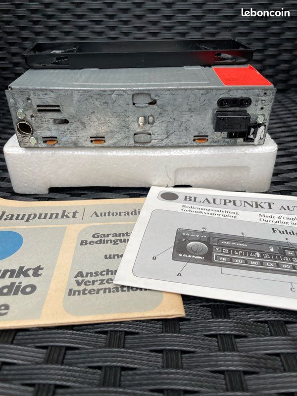 Auto radio K7 vintage Blaupunkt Fulda CR neuf en boîte 🎁🤩 Équipement auto