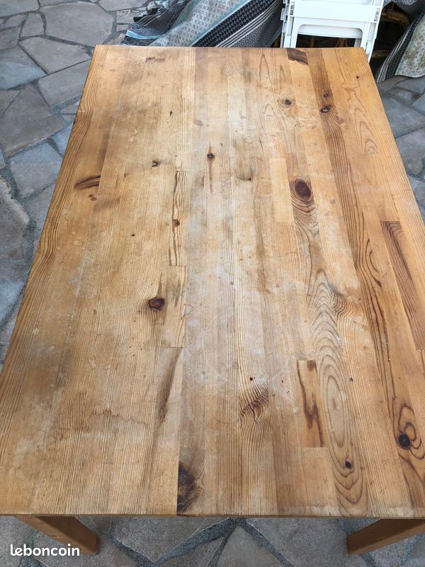 Table et chaises en pin (image 2)