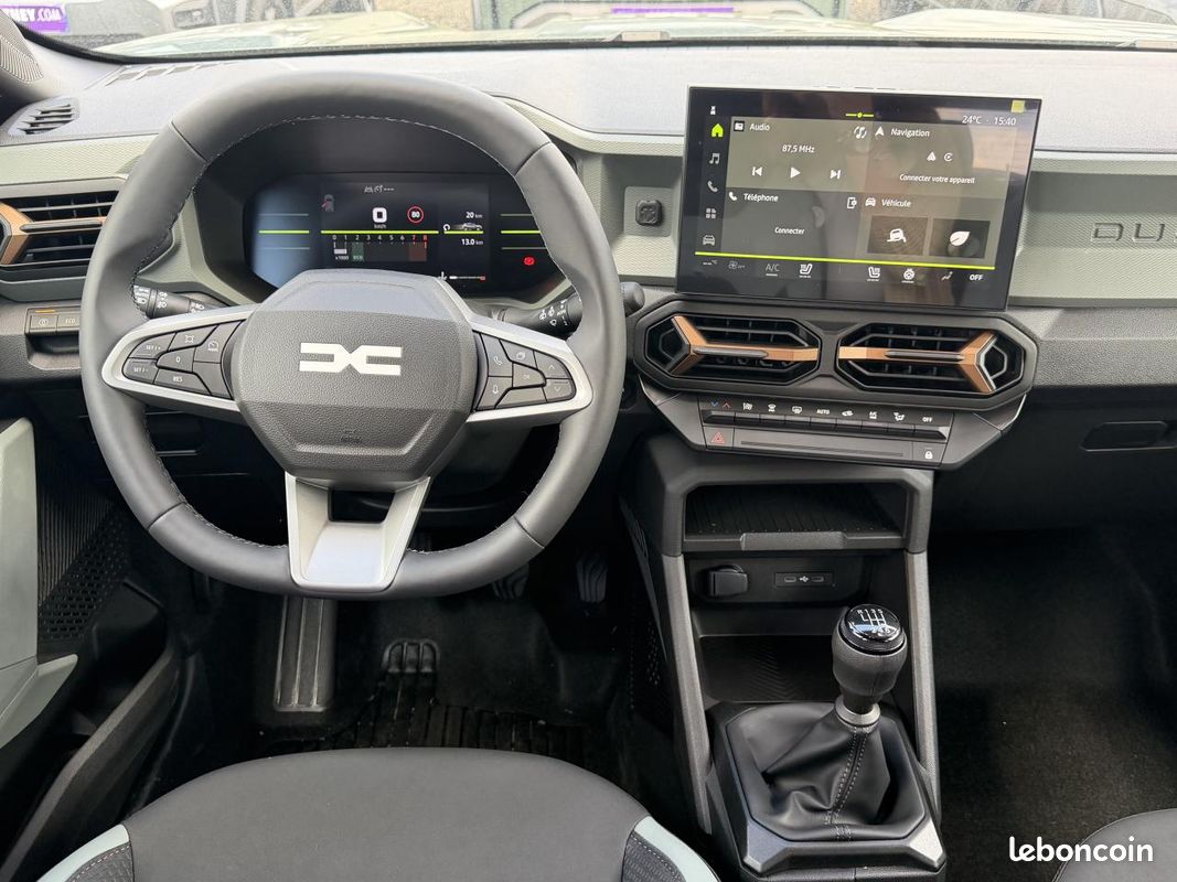 Dacia duster 1.2 essence 130 camera de recul + radar de recul + roue de secours + regulateur (image 9)