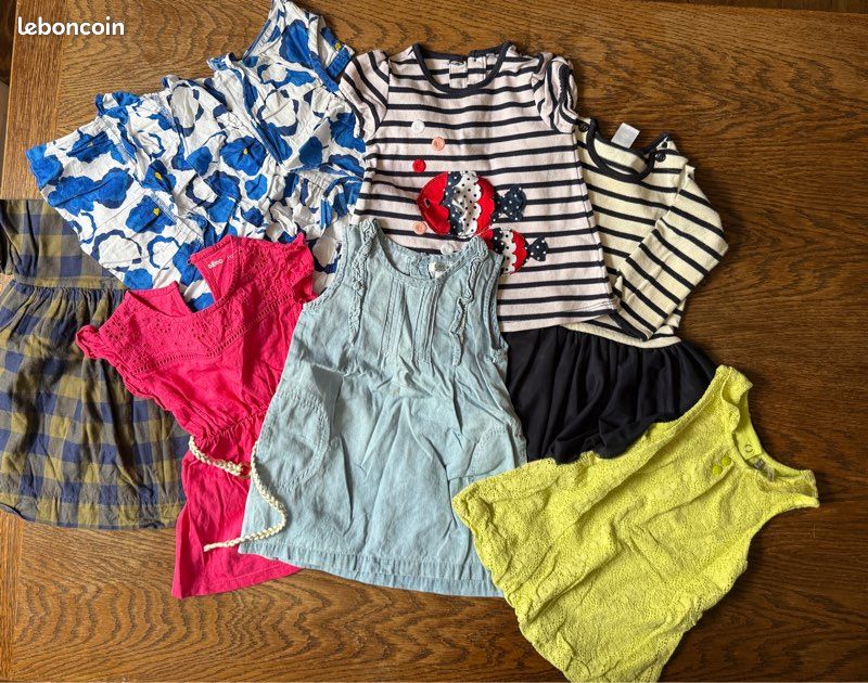 Lot de vêtements fille 12 mois 121 pièces (image 14)
