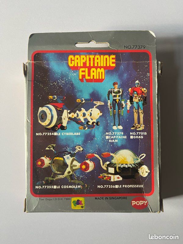 Capitaine Flam Popy 1980 Walkie Talkie Complet En Boite Française Bon