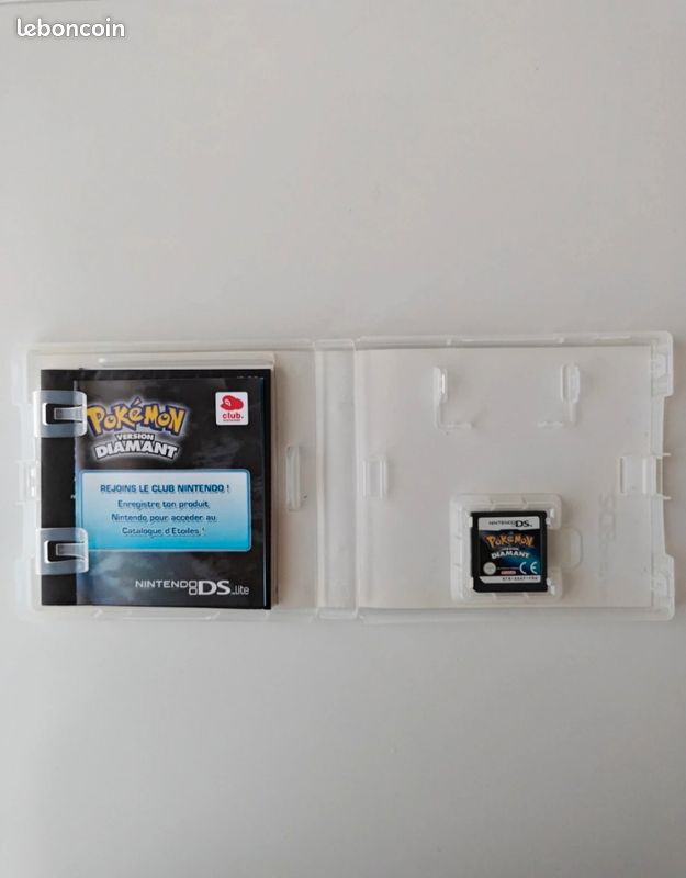 Jeu Pokémon Version Diamant Pour Nintendo DS - Complet - Français - Bon État