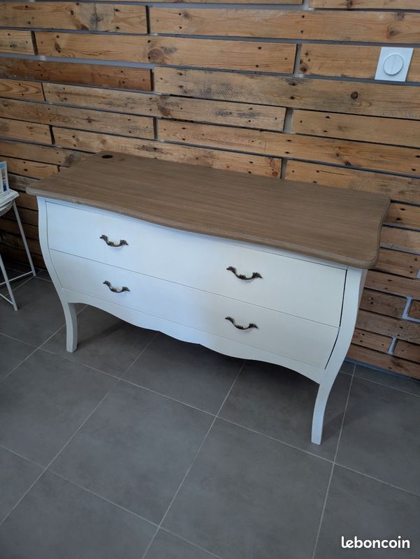 Meuble blanc style ancien (image 2)