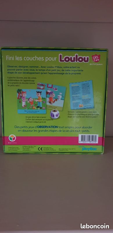 Jeu d'éveil "fini les couches pour Loulou" (image 2)