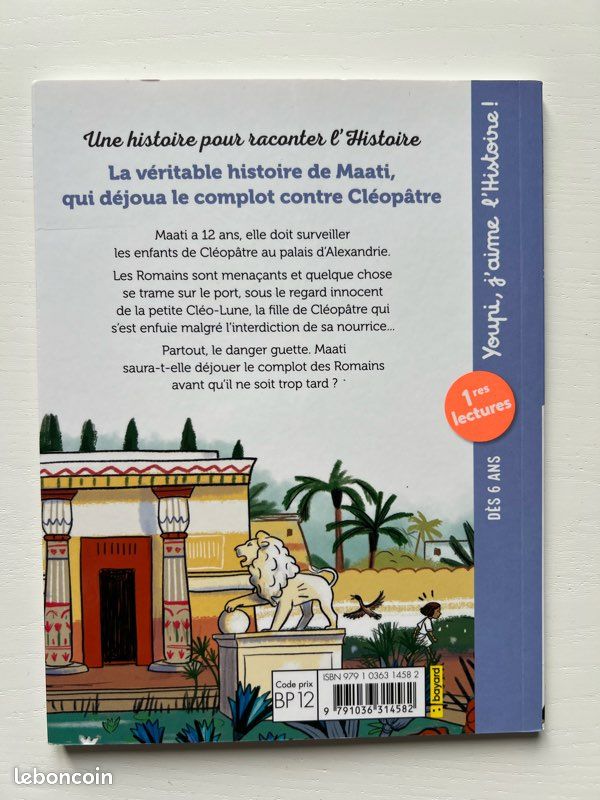 Youpi, j’aime l’histoire La véritable histoire de Léonie qui vit construire la Tour Eiffel / La véritable histoire de Maati qui déjoua le complot contre Cléopâtre (image 5)