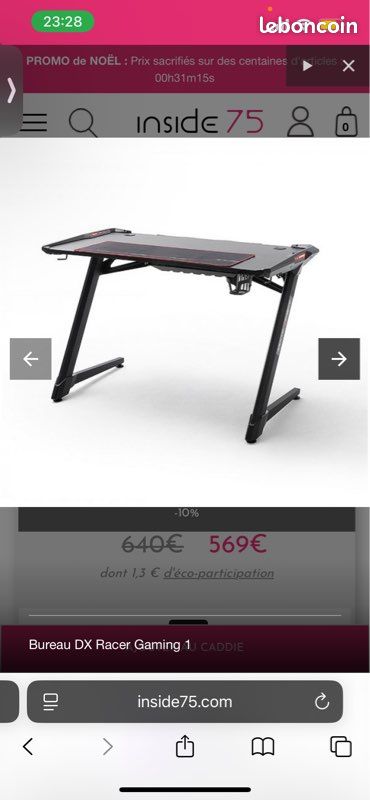 Bureau DX Racer gaming 8 (image 8)