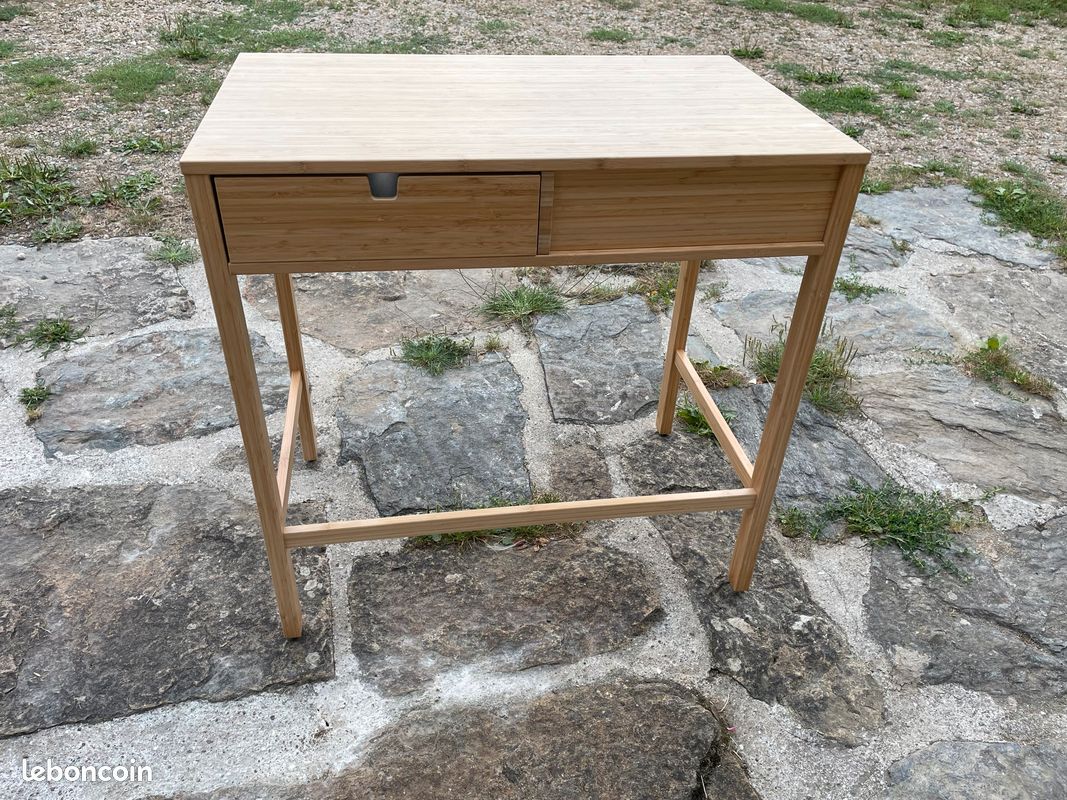 Petits bureaux jumeaux bambou (image 3)