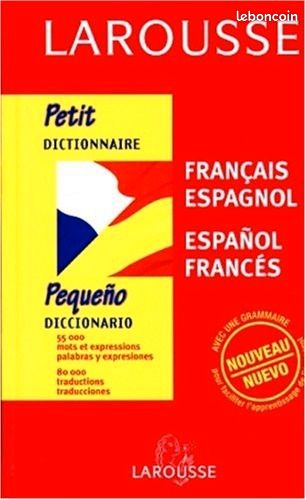 Dictionnaire français espagnol (image 1)