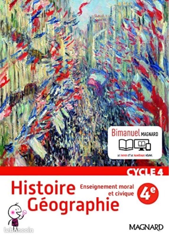 Livre d’histoire- géographie programme 4 Stanislas ) (image 1)