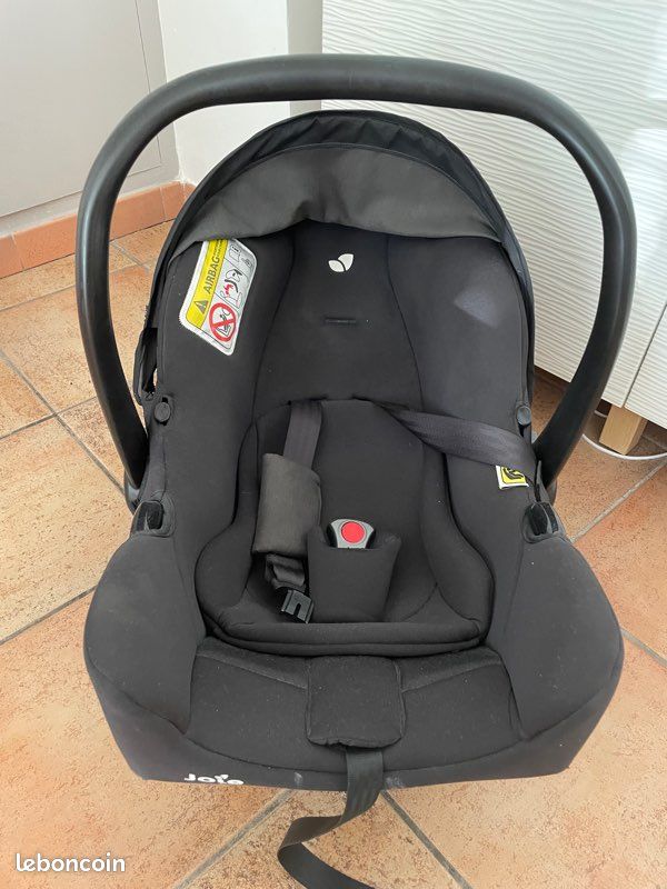 Siège-auto coque JOIE i-Snug i-Size 40 à 75 cm, équivalence groupe 0+ noir (coal) (image 2)