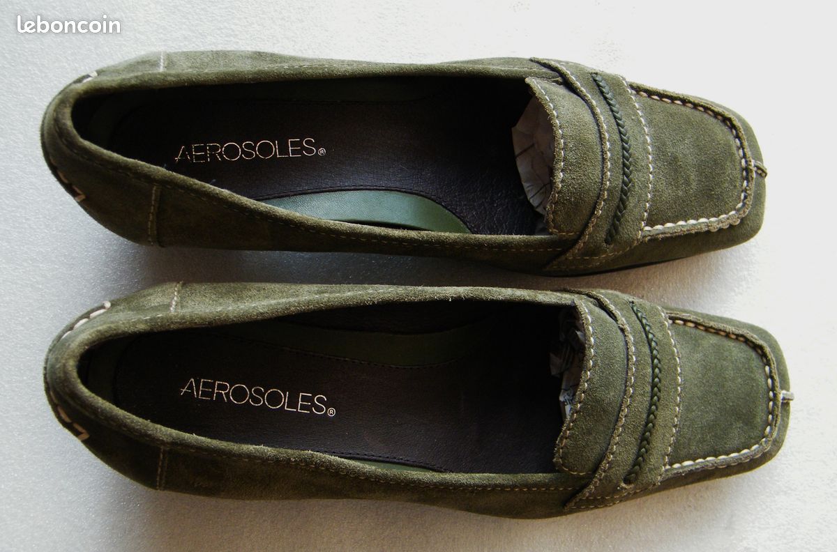 Mocassins Aerosoles Femme - Taille 9,5 - Or - Occasion