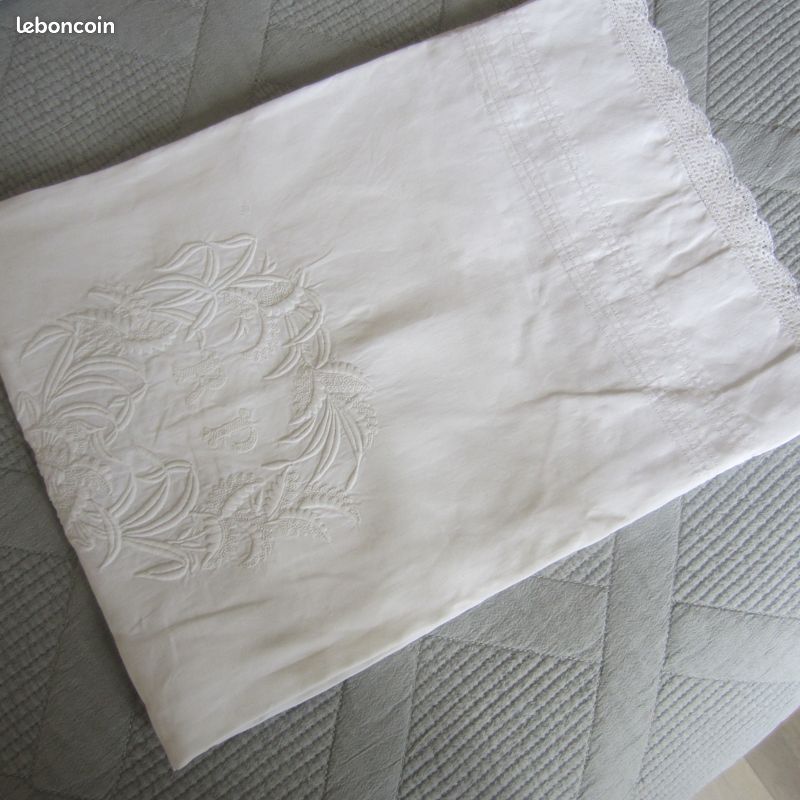 Taie d'oreiller coton Marquise - FR