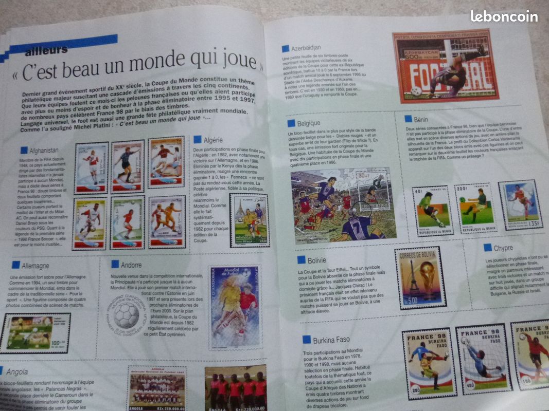 Revue "l'Echos de la Timbrologie" hors série spécial foot (image 5)