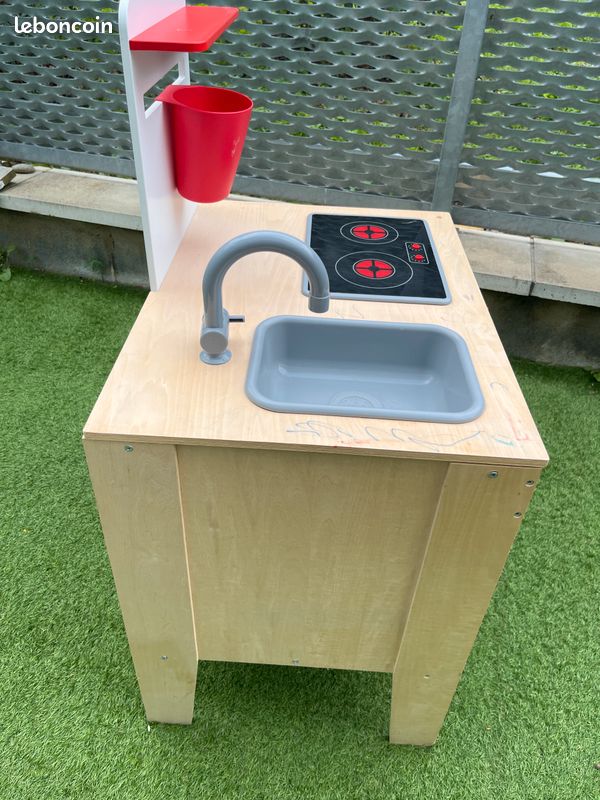Cuisine façon bois avec accessoires enfant (image 3)